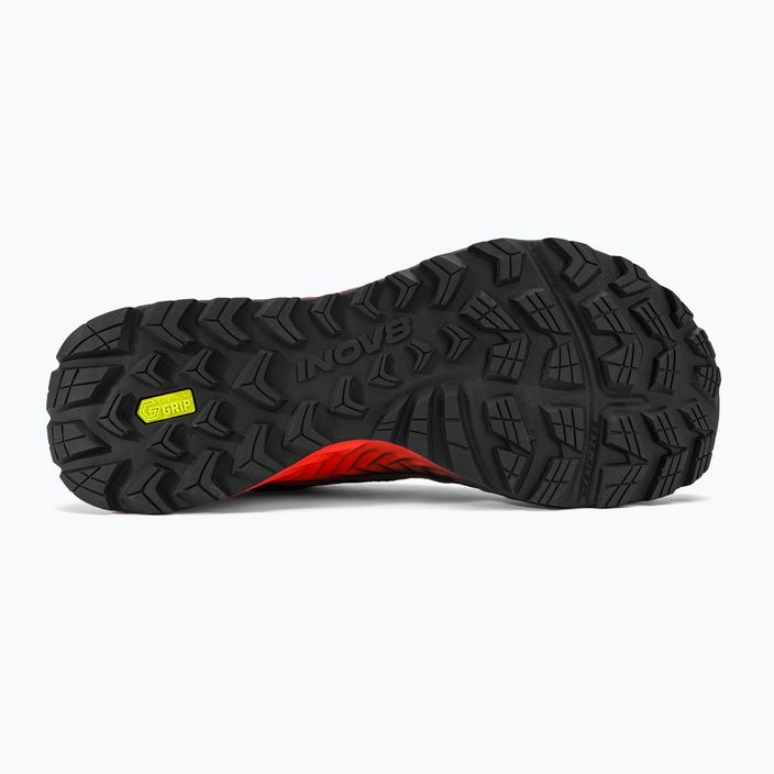 Pánské běžecké boty Inov-8 Trailfly black/fiery red/dark grey 4
