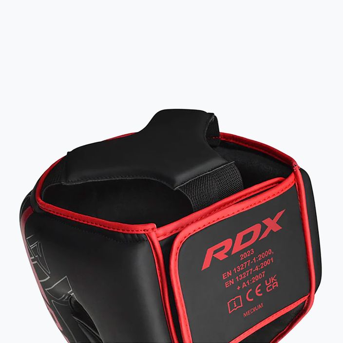 Boxerská helma RDX F6 Kara Head Guard red 3