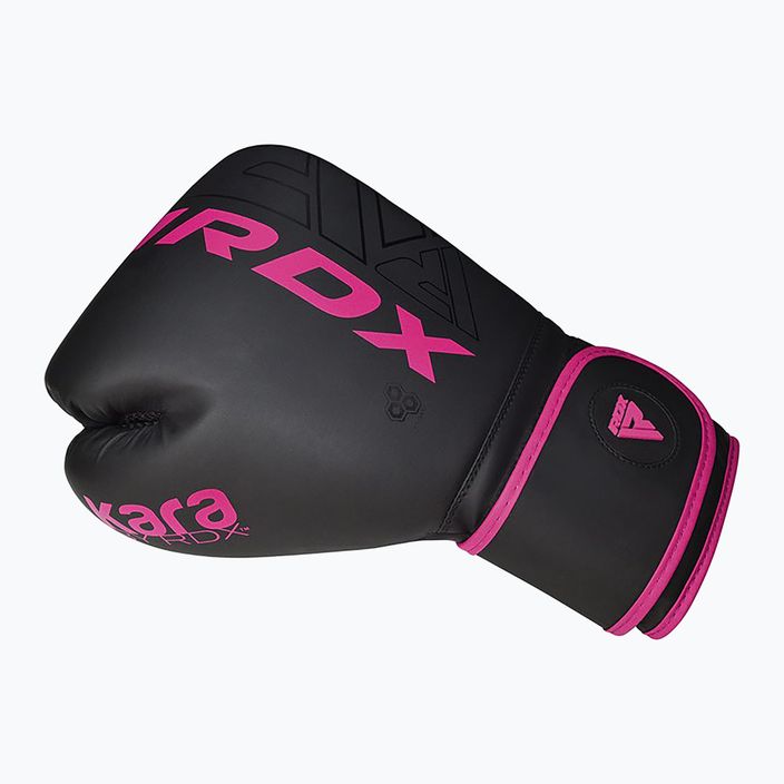Boxerské rukavice RDX F6 černo-růžove BGR-F6MP 9