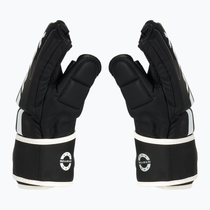 Grapplingové rukavice RDX F6 černo-bílé GGR-F6MW 4