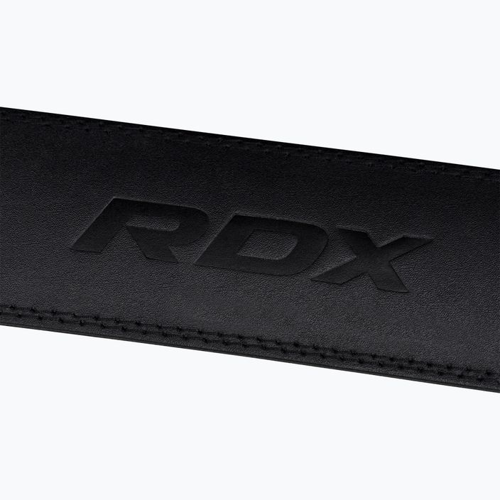 Vzpěračský opasek RDX Belt 4" Leather black 6