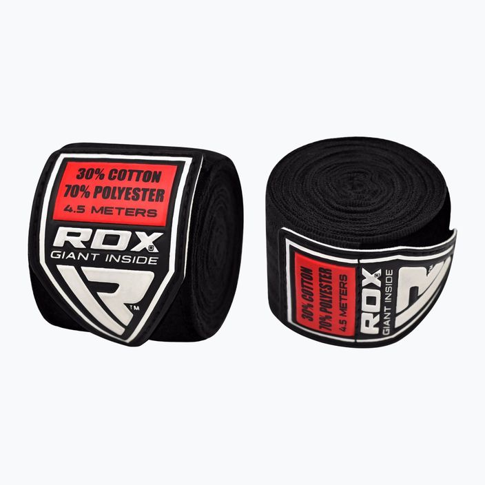 Boxerské bandáže RDX HWX-RB+ černé 3