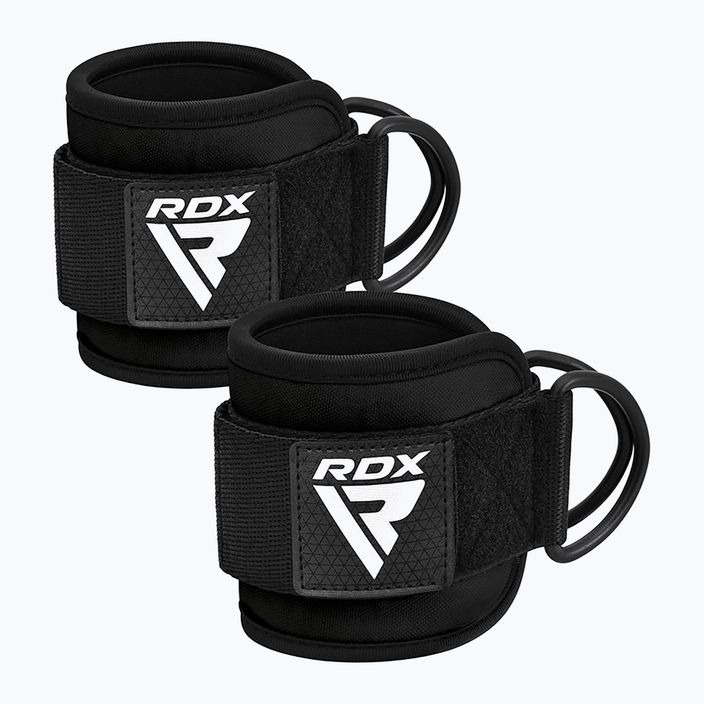 Kotníkové adaptéry s háčky RDX Gym Ankle Pro A4 černé WAN-A4B-P 2