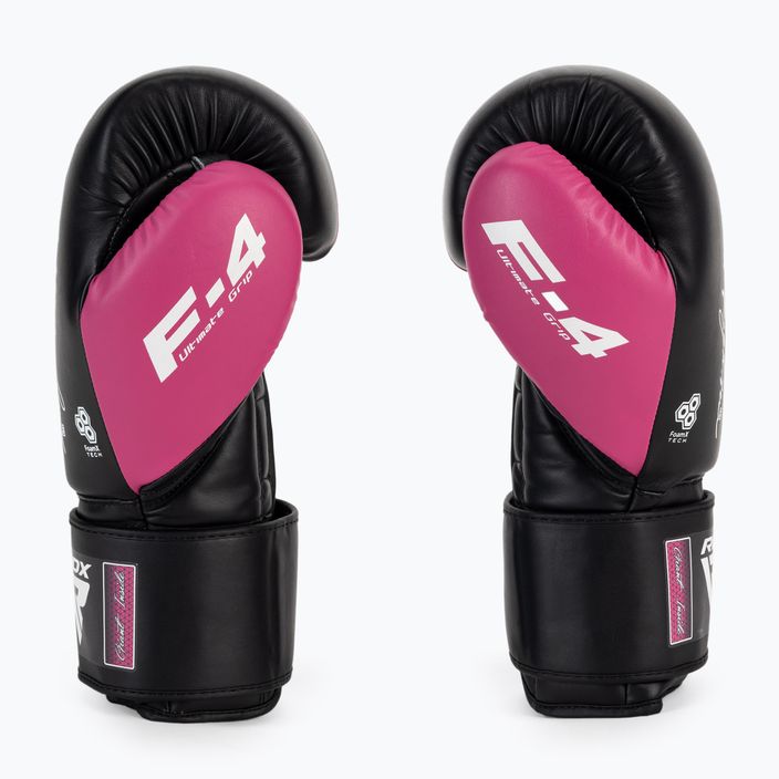 Boxerské rukavice RDX REX F4 růžové/černé BGR-F4P-8OZ 4