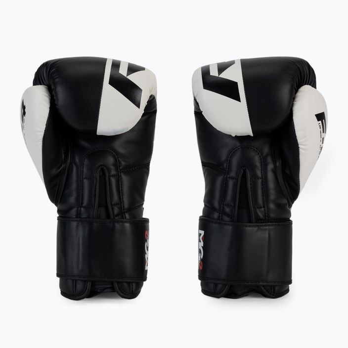 Boxerské rukavice RDX REX F4 bílé a černé BGR-F4B-10OZ 2