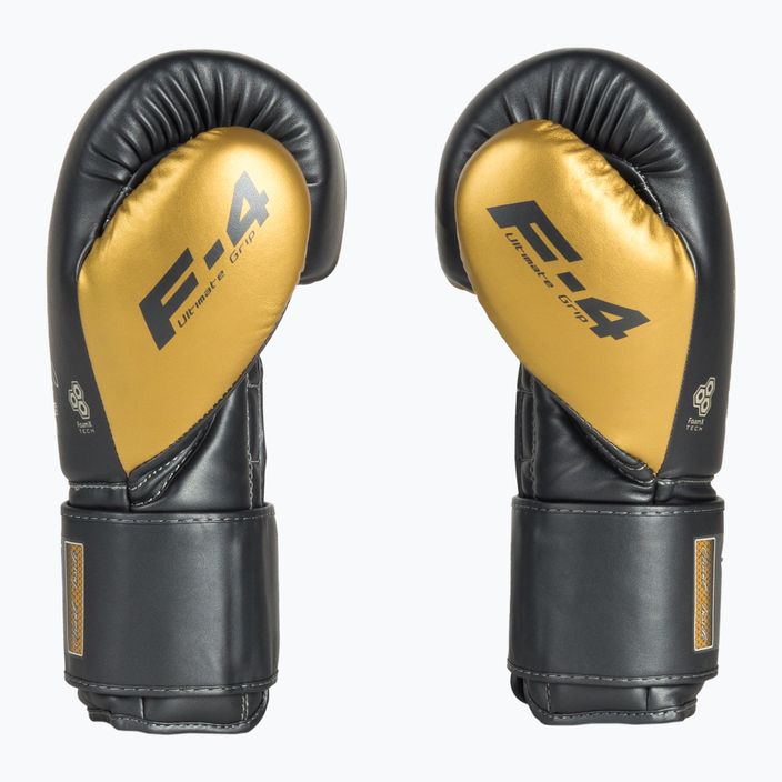 Boxerské rukavice RDX Rex F4 černo-zlaté BGR-F4GL- 4