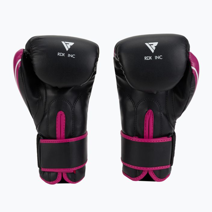 Dětské boxerské rukavice RDX černo-růžové JBG-4P 4