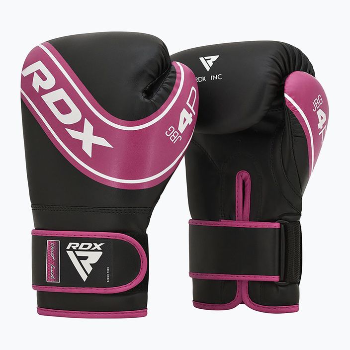 Dětské boxerské rukavice RDX černo-růžové JBG-4P 12