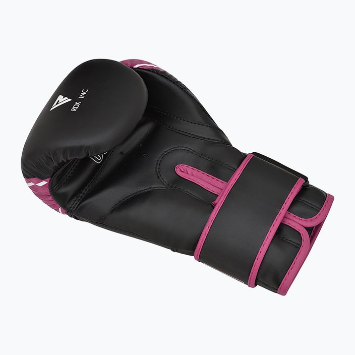 Dětské boxerské rukavice RDX černo-růžové JBG-4P 14