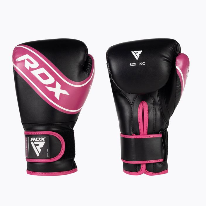 Dětské boxerské rukavice RDX černo-růžové JBG-4P 6