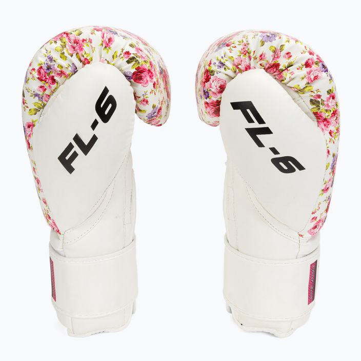 Boxerské rukavice RDX FL-6 bílo-růžove BGR-FL6W 4