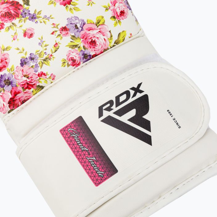 Boxerské rukavice RDX FL-6 bílo-růžove BGR-FL6W 6