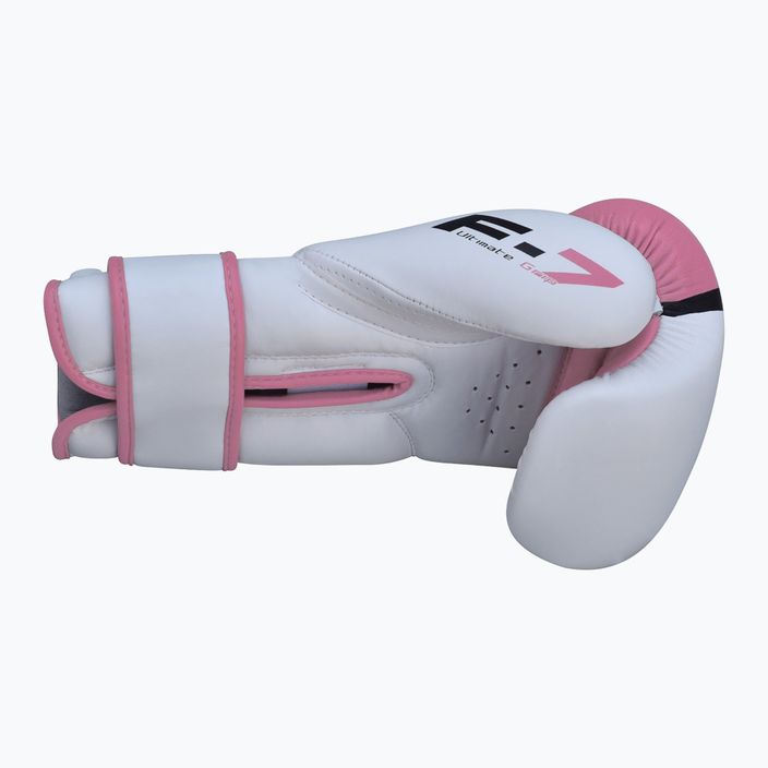 Dámské boxerské rukavice RDX BGR-F7 bílo-růžové BGR-F7P 10