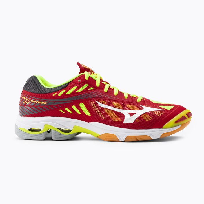 Pánské volejbalové boty Mizuno Wave Lightning Z4 červené V1GA180001 2