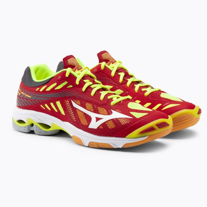 Pánské volejbalové boty Mizuno Wave Lightning Z4 červené V1GA180001 5