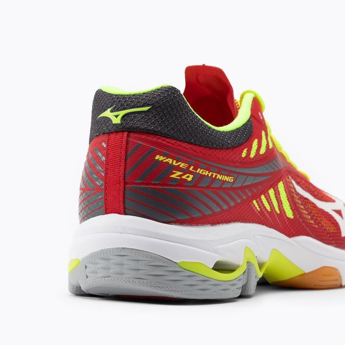 Pánské volejbalové boty Mizuno Wave Lightning Z4 červené V1GA180001 8