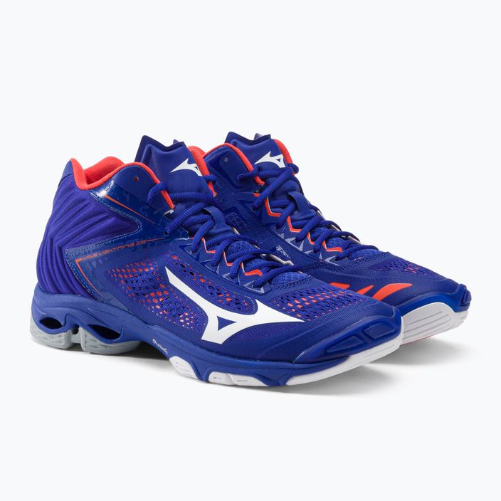 Pánské volejbalové boty Mizuno Wave Lightning Z5 Mid modré V1GA190500 5
