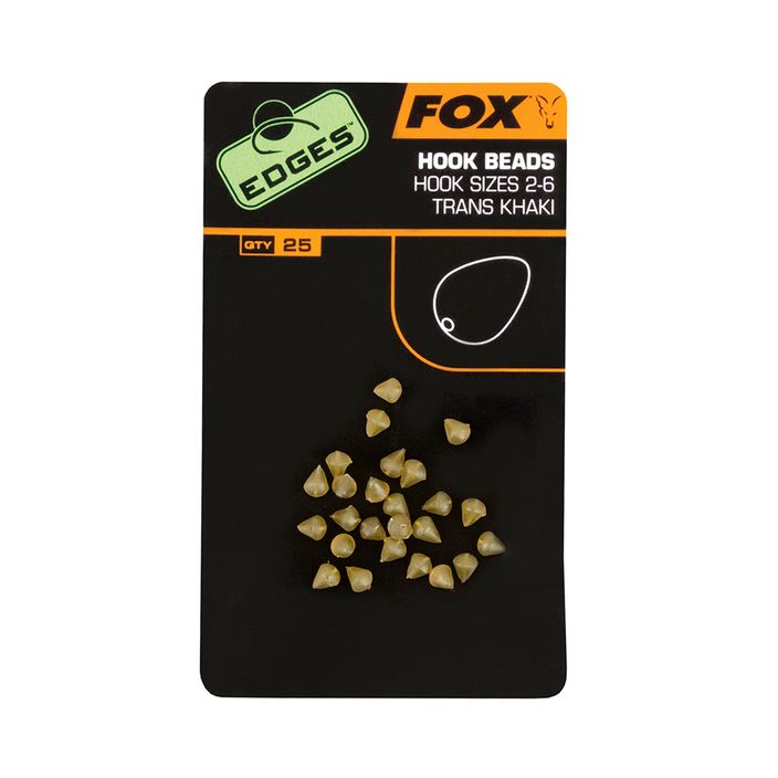 Háčky Fox Edges Bead kaprové zarážky 25 ks zelené CAC483 2