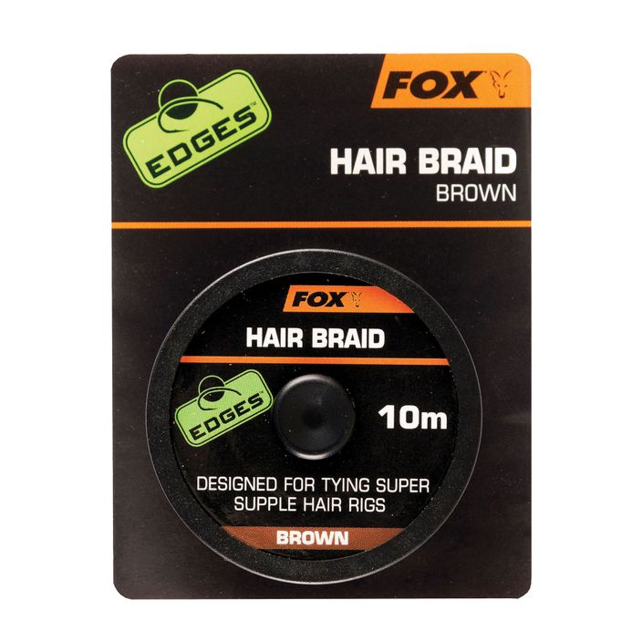 FOX Edges Hair Braid hnědý kaprový cop CAC565 2