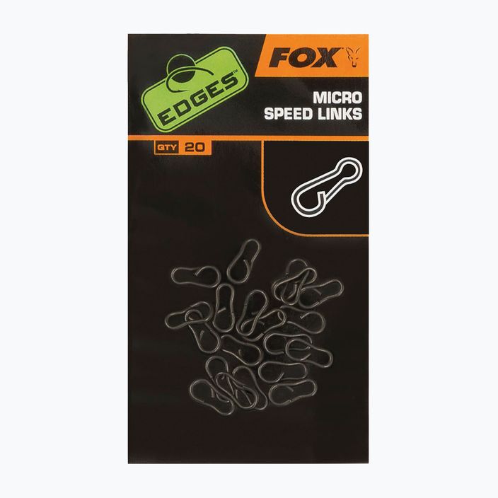 Fox Edges Micro Speed Link karabiny černé CAC566