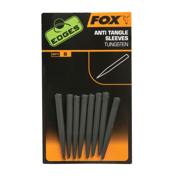 FOX Edges Tungsten Anti tangle Sleeve gumičky 8 ks šedé CAC630 2