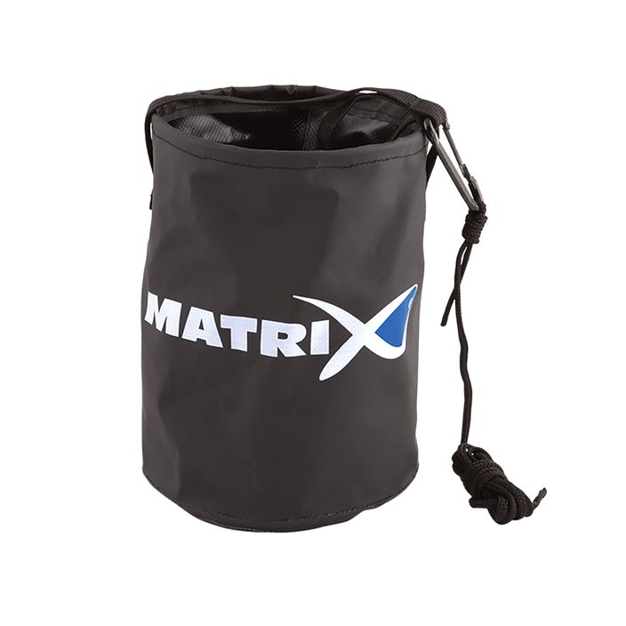 Skládací kbelík na vodu pro kapry Matrix včetně šňůry černý GLU061 2