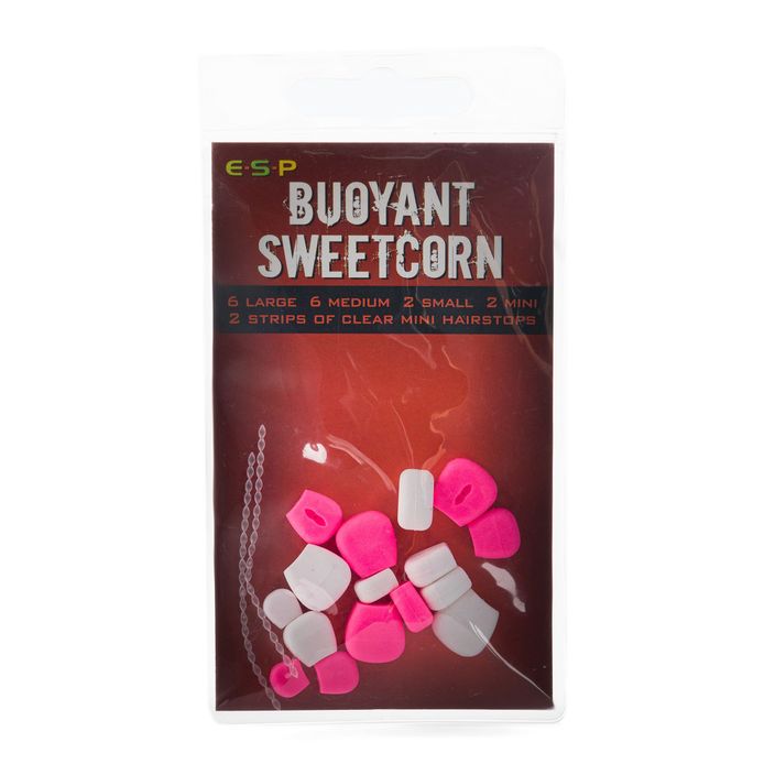 Umělá nástraha ESP Buoyant Sweetcorn růžovo-bílá ETBSCPW007 2