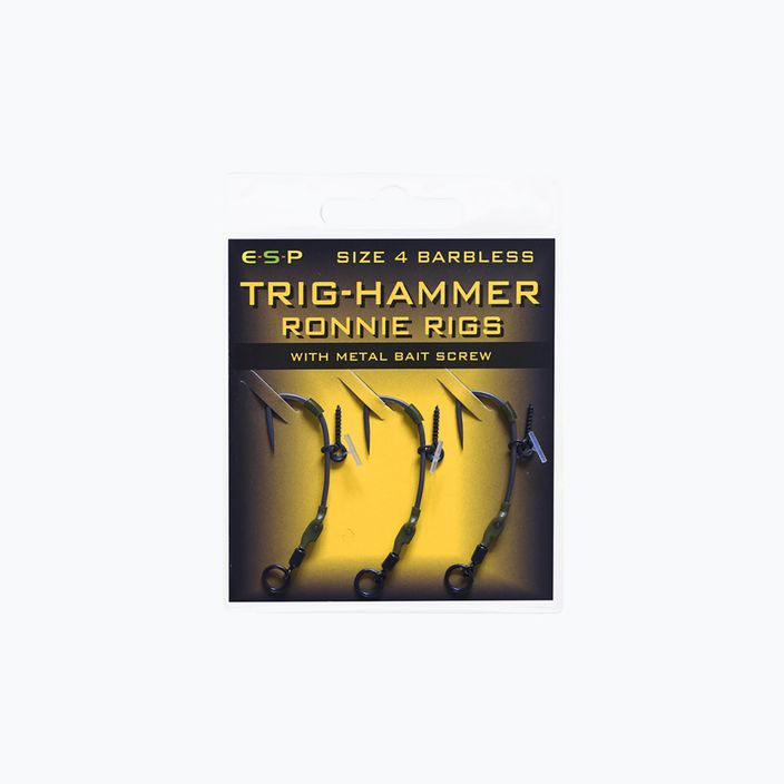 Návazce ESP Trig-Hammer Ronnie Rigs Barbless černé EHRRRTH006B 2