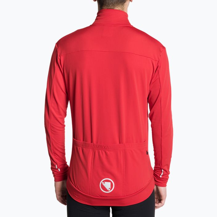 Pánský cyklistický dres Longsleeve Endura Xtract Roubaix red 2