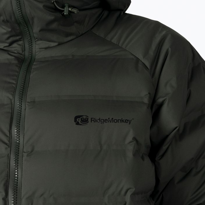 Pánská rybářská bunda RidgeMonkey Apearel K2Xp Nepromokavý kabát Green RM603 4