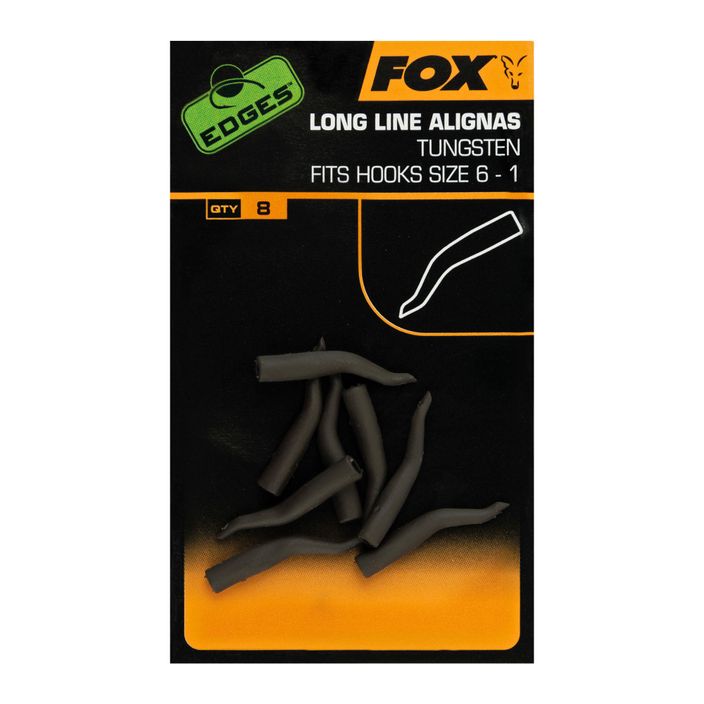 FOX Edges Line Aligna Long Tungstenový polohovač háčku 8 ks. CAC726 2