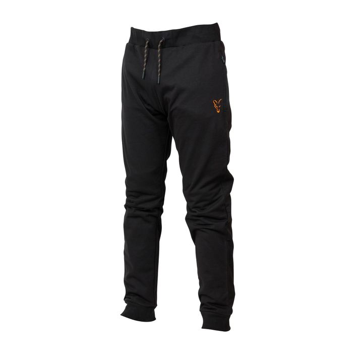 Fox Collection Lehké pánské kalhoty Jogger černé CCL0 2