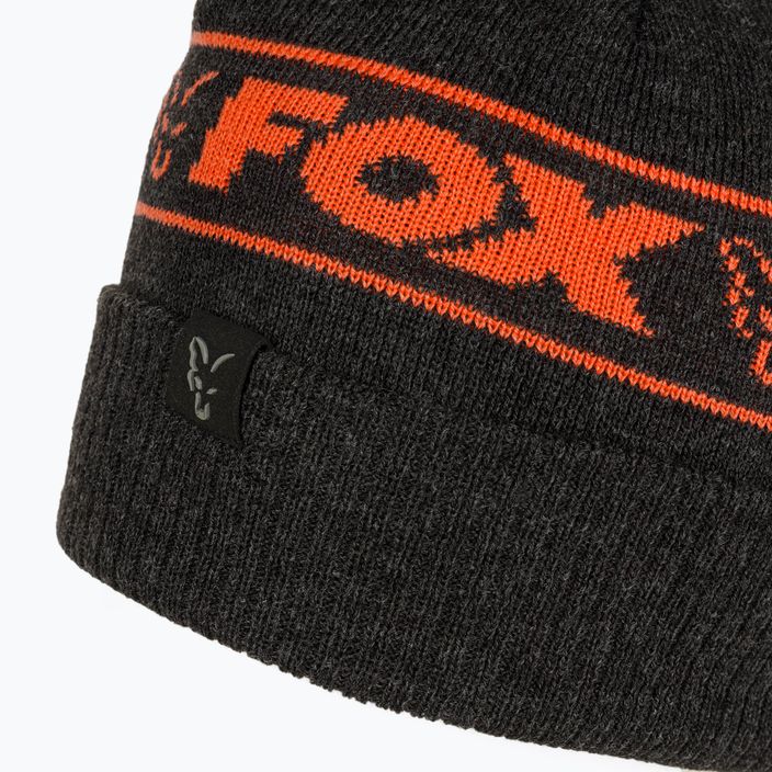 Zimní čepice Fox International Collection Beanie black/orange 4