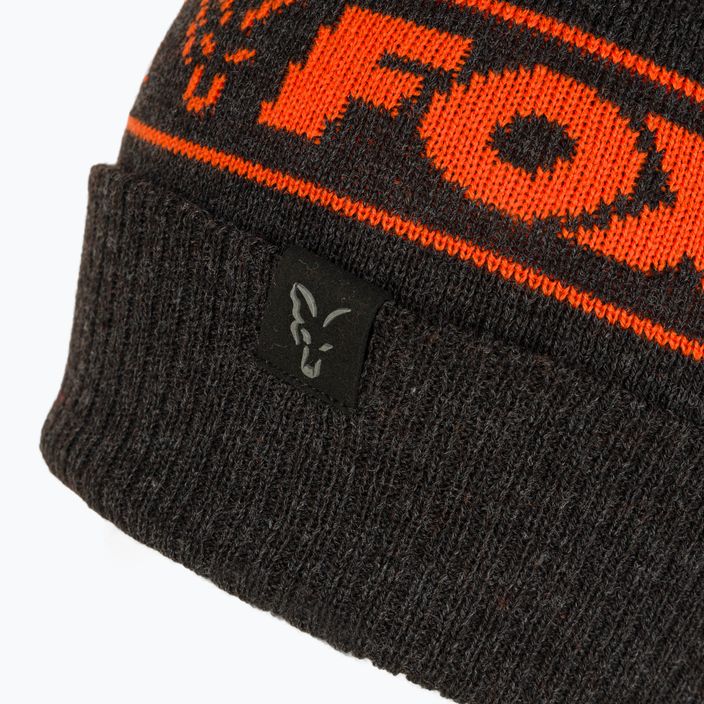Zimní čepice Fox International Collection Booble black/orange 4