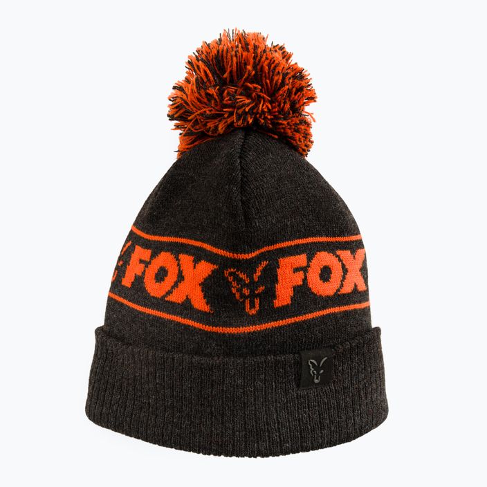 Zimní čepice Fox International Collection Booble black/orange 5
