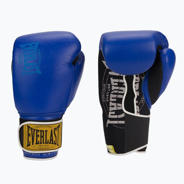 Boxerské rukavice EVERLAST 1910 Classic modré EV1910 BLU-14 oz. 3