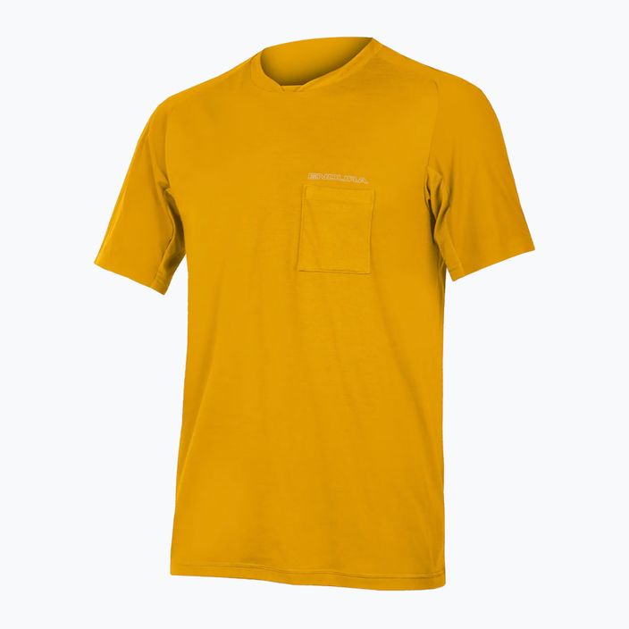 Pánský cyklistický dres Endura GV500 Foyle Tech mustard 4