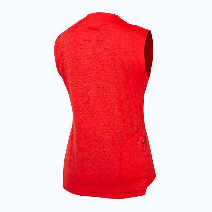 Dámský cyklistický dres Endura Singletrack Tank Top pomegranate 10