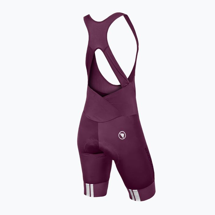 Dámské cyklistické šortky Endura FS260-Pro DS Bibshort aubergine 8