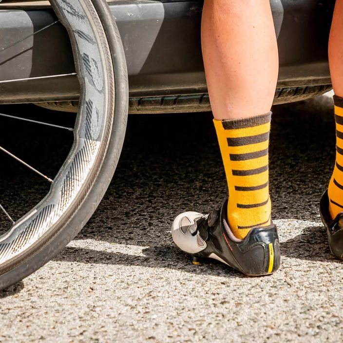 Pánské cyklistické ponožky Endura Coolmax Stripe 2-pack pomegranate 3