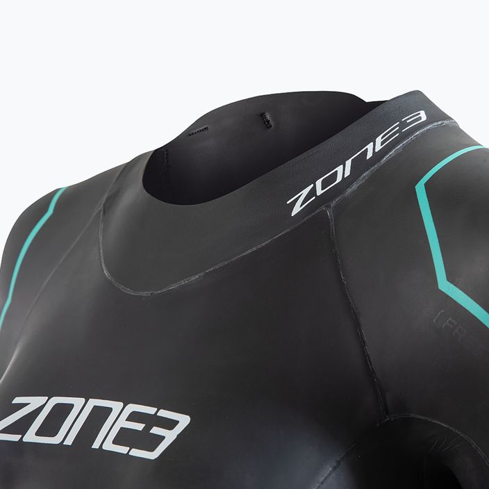 Dámský triatlonový neopren ZONE3 Advence black/turquoise/gunmetal 3