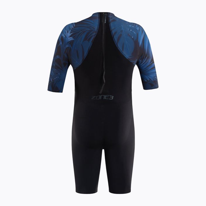 Pánský triatlonový oblek ZONE3 Swimskin black/blue 2