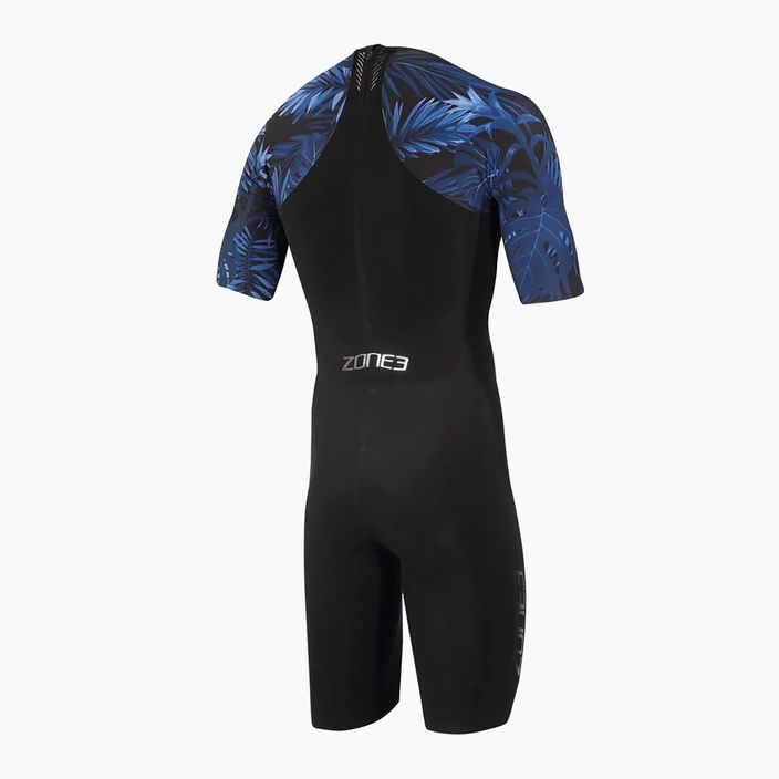 Pánský triatlonový oblek ZONE3 Swimskin black/blue 8