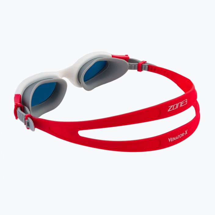 Plavecké brýle Zone3 Venator-X červenobílé SA21GOGVE108 4