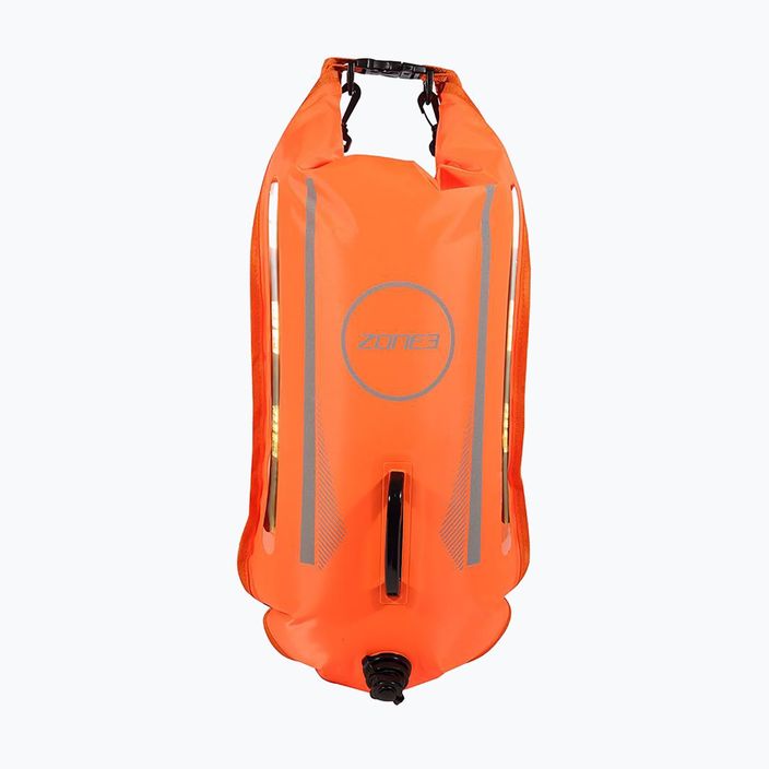 Plavecká bójka  ZONE3 Dry Bag 2 Led Light orange