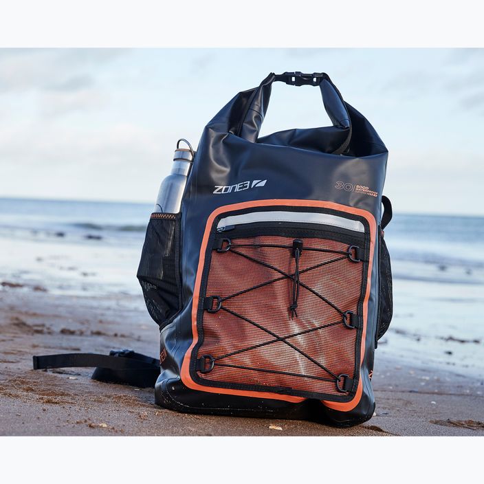 Voděodolný batoh ZONE3 Dry Bag Waterproof 30 l orange/black 5