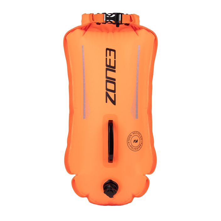 Bezpešnostní bójka  ZONE3 Safety Buoy/Dry Bag Recycled 28 l high vis orange 2