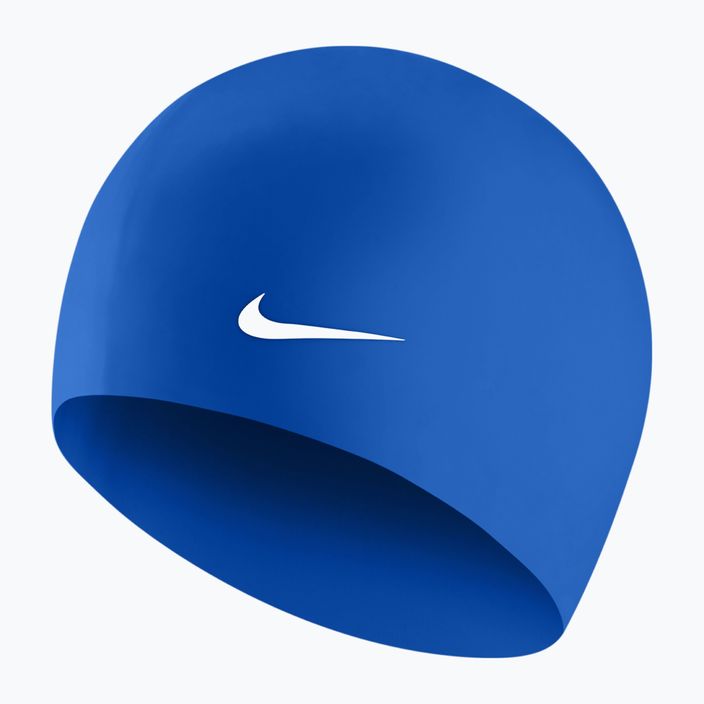 Plavecká čepice Nike Solid Silicone modrá 93060-494 3