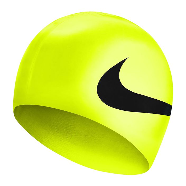 Žlutá plavecká čepice Nike Big Swoosh NESS8163-163 2
