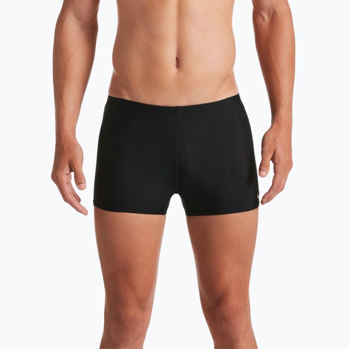 Pánské plavecké boxerky Nike Solid Square Leg černé NESS8111-001 7